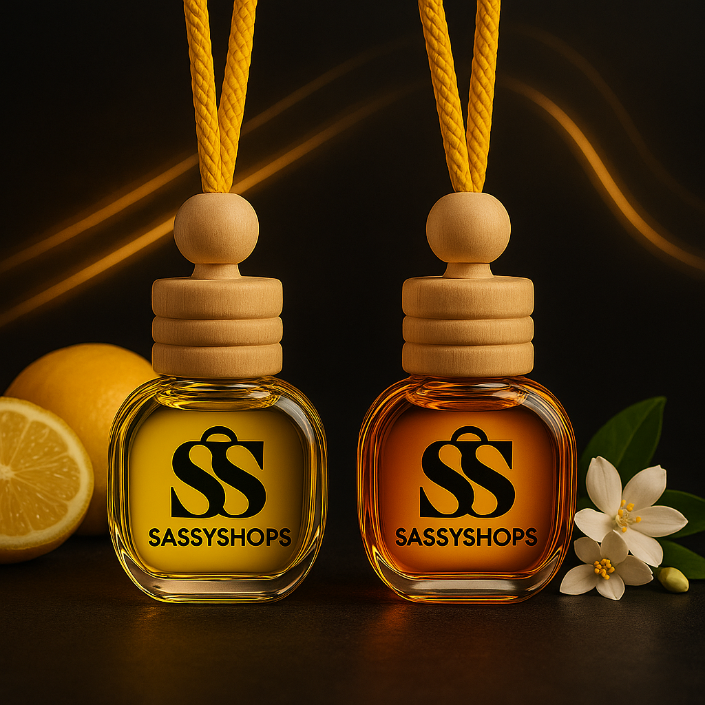 Zest & Zen Duo Combo (Pack of 2) | LemonRush & JassWave | Car Perfume Reed Diffuser | Car Fragrance