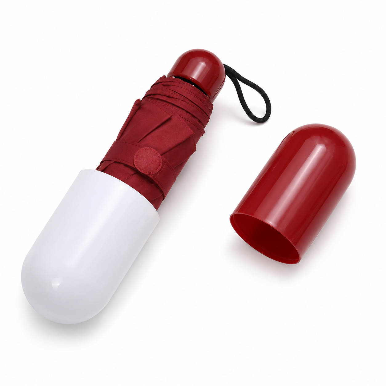 Capsule Umbrella – Compact Folding Travel Umbrella with Waterproof Capsule Case. Lightweight, Portable, Stylish, and Perfect for Protection Against Rain and Sun. Easily Fits in Handbags, Backpacks, and Luggage for Everyday Convenience- ASSORTED COLOURS