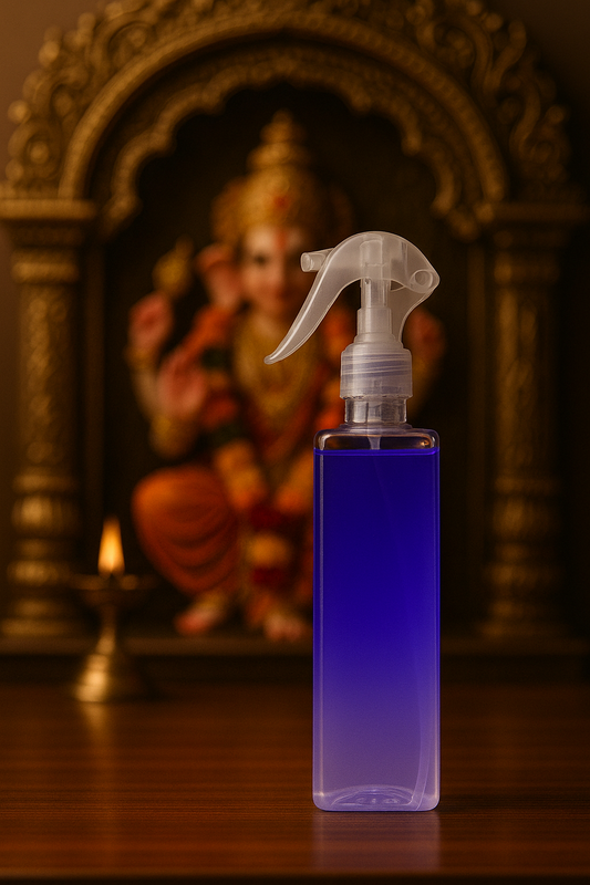 Divine Kewra Puja Air Freshener – Alcohol-Free, Long-Lasting Sacred Mist - Krishna ji - Ganesh ji - Navratri