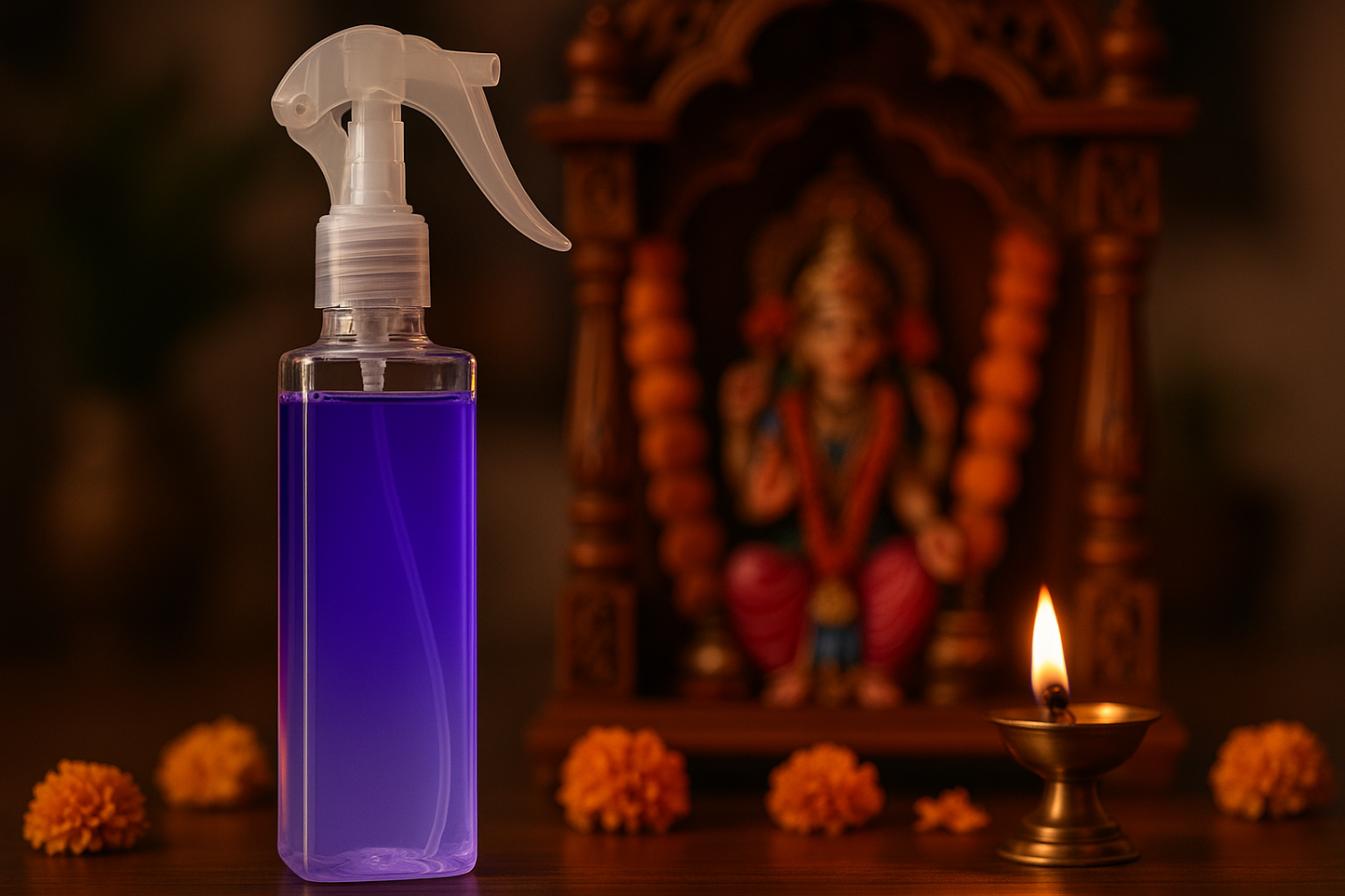 Divine Kewra Puja Air Freshener – Alcohol-Free, Long-Lasting Sacred Mist