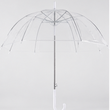 CrystalShield Transparent Umbrella features a clear dome canopy that provides reliable rain protection while maintaining full visibility. Lightweight, durable, and stylish, it's perfect for commuting, travel, weddings, and everyday use.