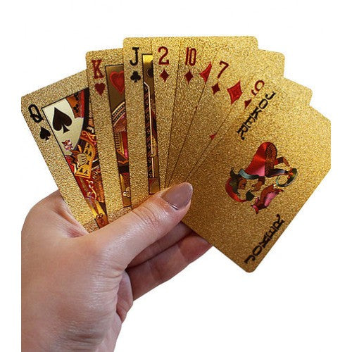 Golden Playing Cards
