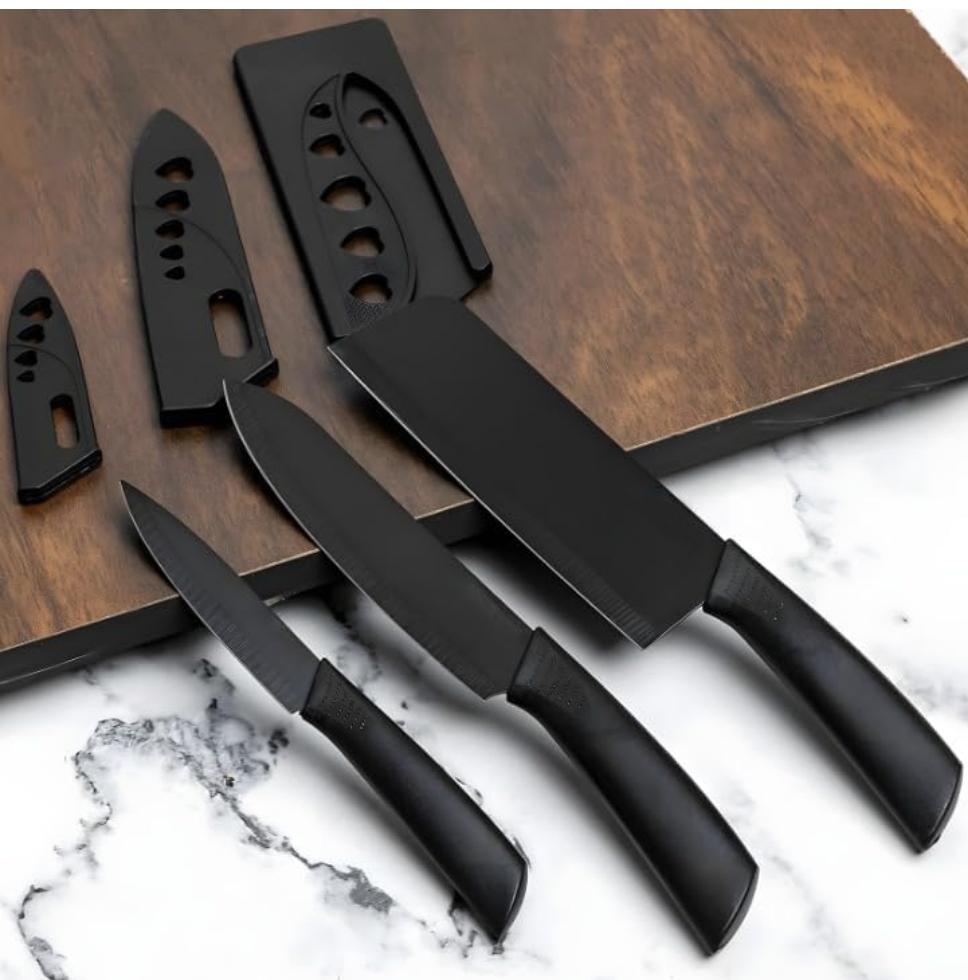Premium Kitchen Knife with Protective Cover