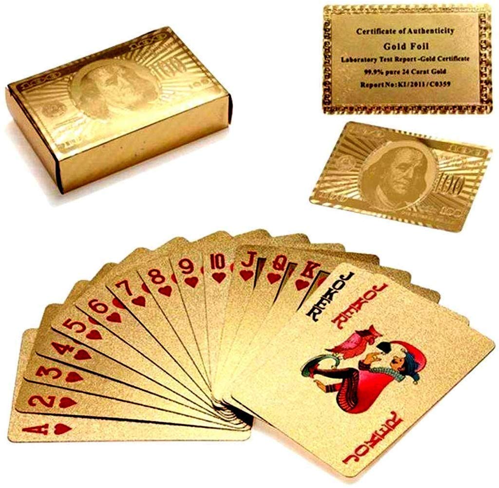 Golden Playing Cards