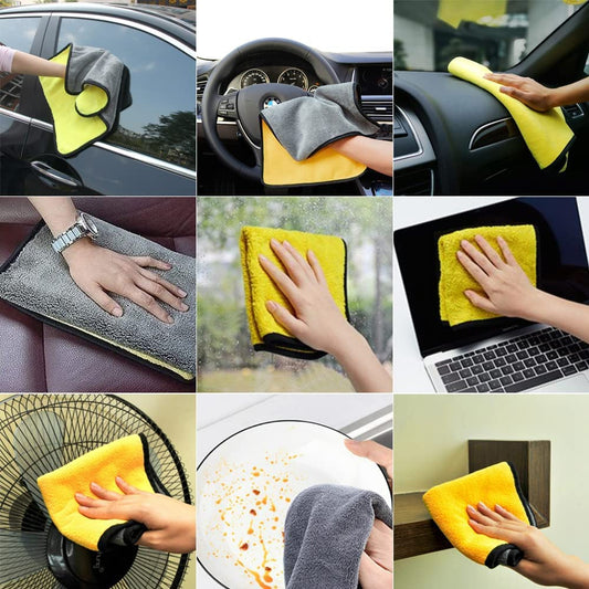UltraSoft Microfiber Car Cleaning Cloth-Assorted Colours