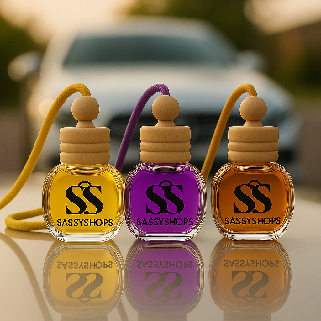 The Sassy Trio – Premium Car Perfume Pack (Set of 3) | Hanging Car Reed Diffuser