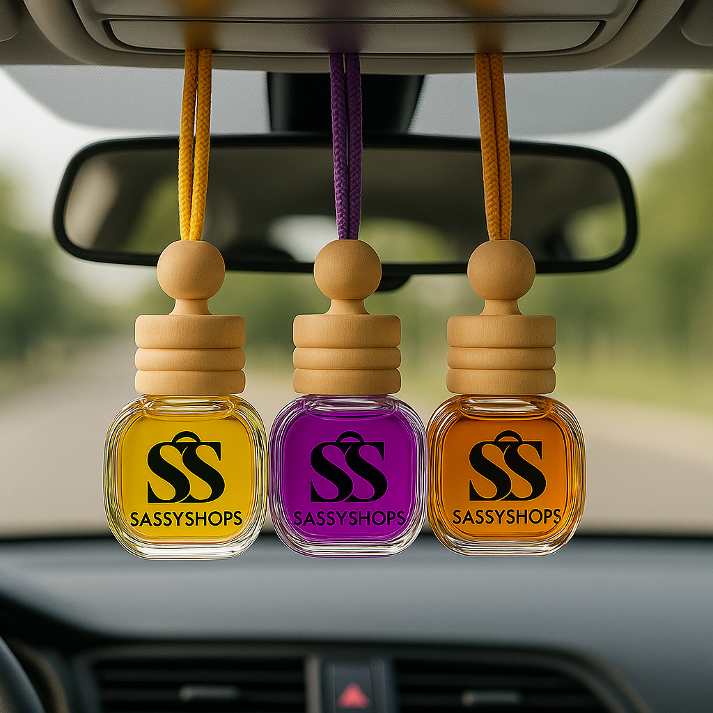 The Sassy Trio – Premium Car Perfume Pack (Set of 3) | Hanging Car Reed Diffuser
