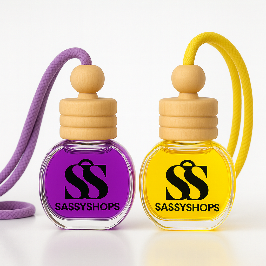 The Rush Duo Combo (Pack of 2) | VelvetRush & LemonRush | Car Perfume Reed Diffuser | Car Fragrance