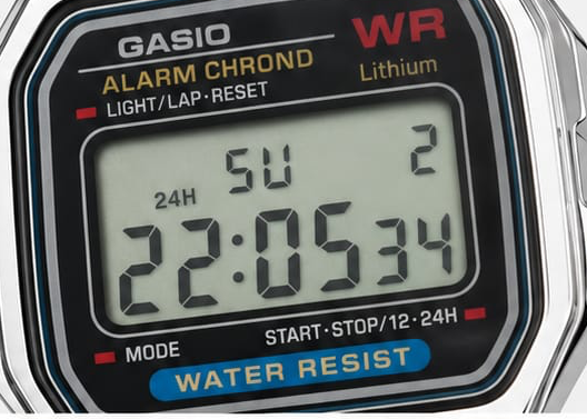 Retro Sport Digital Watch – Steel Classic (Design may vary)
