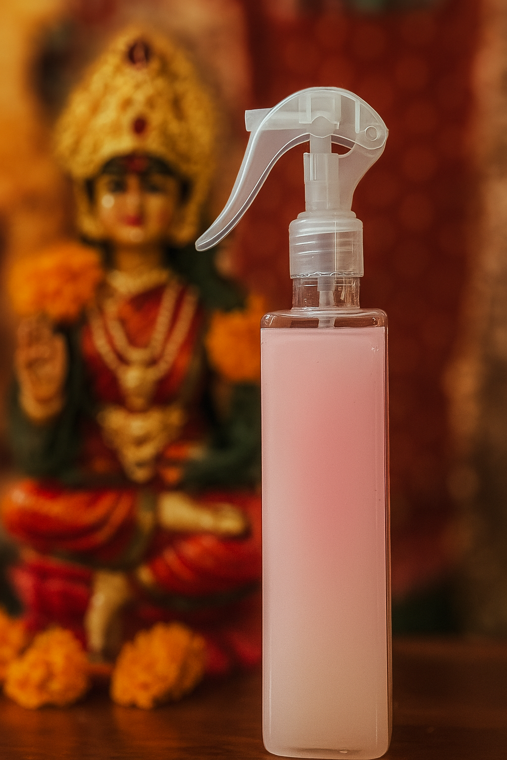 Daisy Tohfa Puja Air Freshener – Alcohol-Free, Long-Lasting Sacred Mist - Krishna ji - Ganesh ji - Navratri